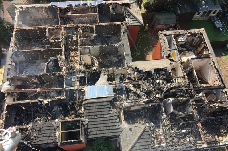 fire damage with no fire risk assessment